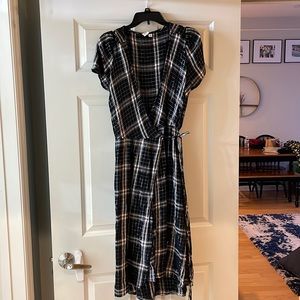 Gap Size L Wrap Dress